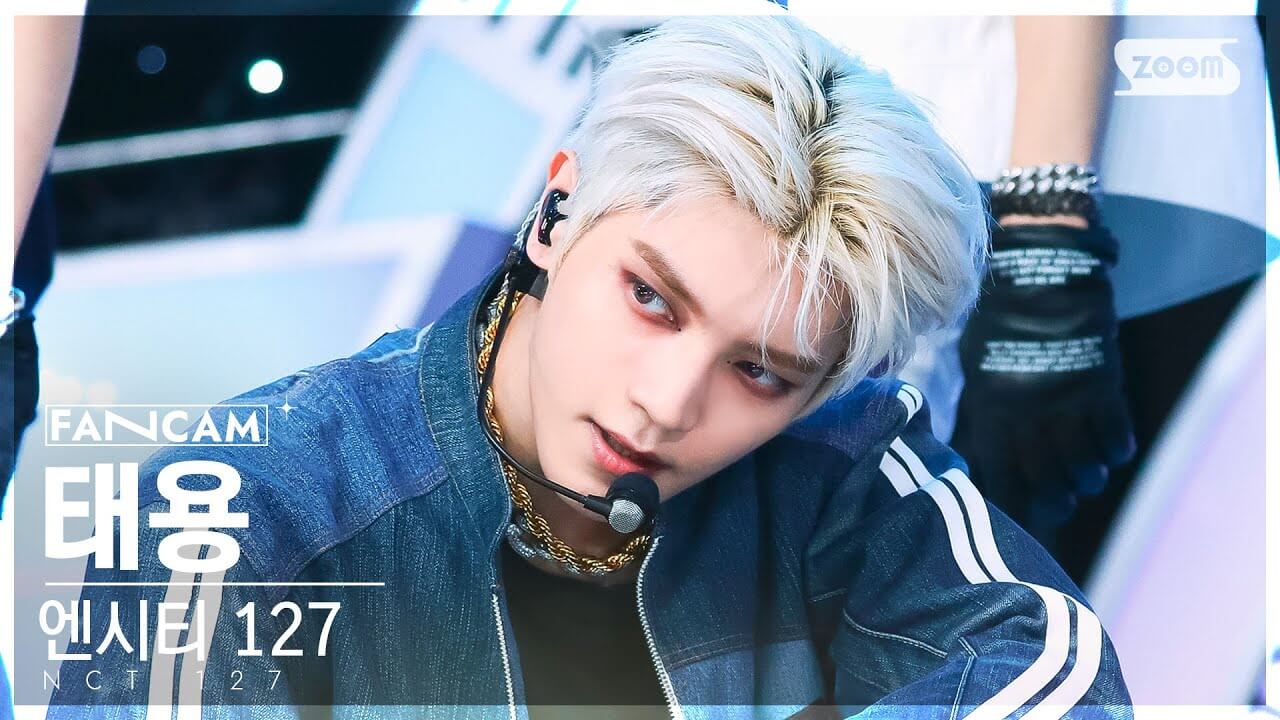 [안방1열 직캠4K] 엔시티 127 태용 '질주' (NCT 127 TAEYONG '2 Baddies' FanCam) @SBS Inkigayo 221002 - YouTube