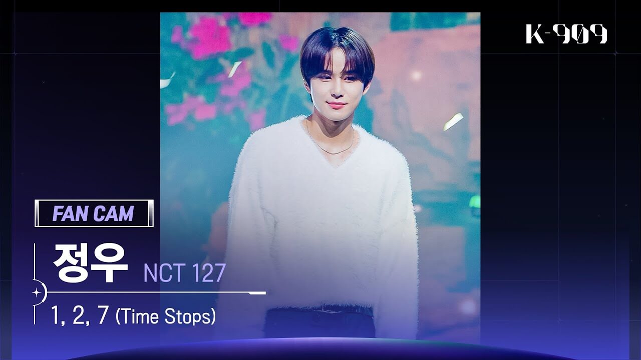 [909 직캠 4K] NCT 127 정우 세로캠 '1, 2, 7 (Time Stops)' (NCT 127 JUNGWOO FanCam) | @JTBC K-909 220924