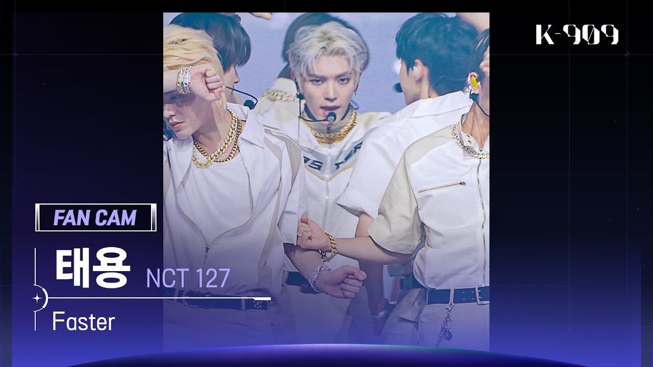 [909 직캠 4K] NCT 127 태용 세로캠 'Faster' (NCT 127 TAEYONG FanCam) | @JTBC K-909 220924