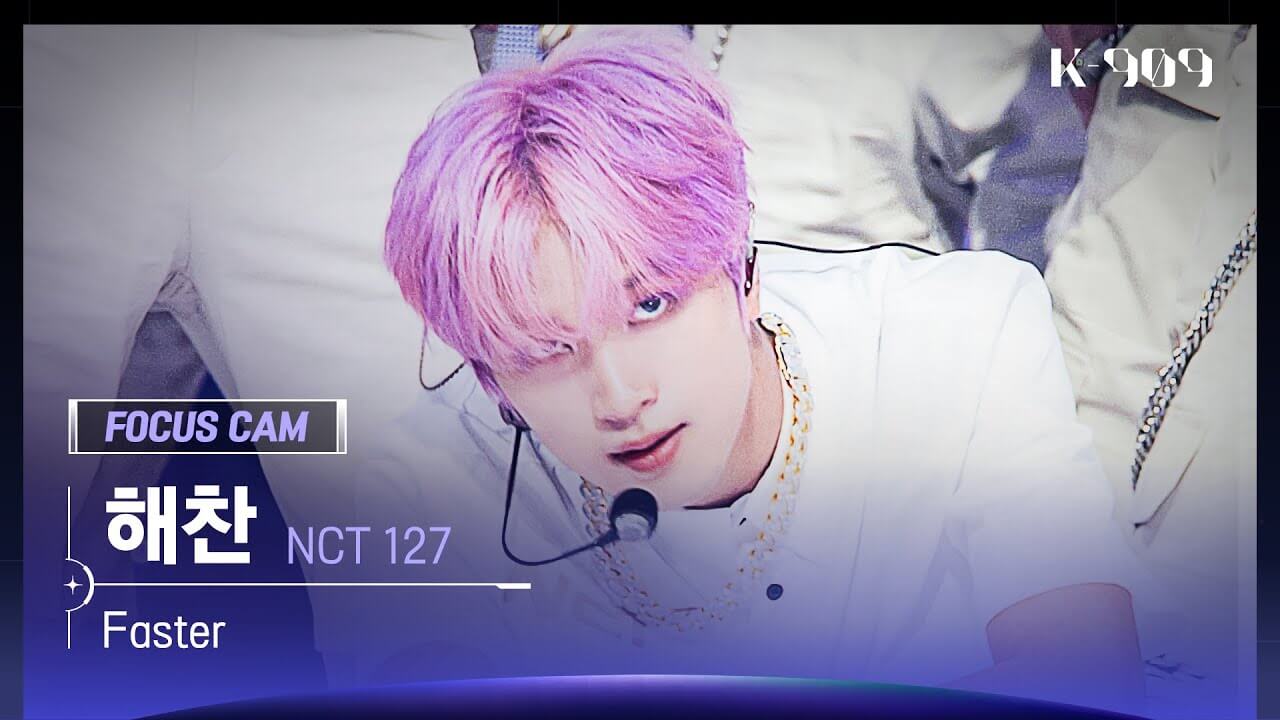 [909 포커스캠 4K] NCT 127 해찬 직캠 'Faster' (NCT 127 HAECHAN FanCam) | @JTBC K-909 220924