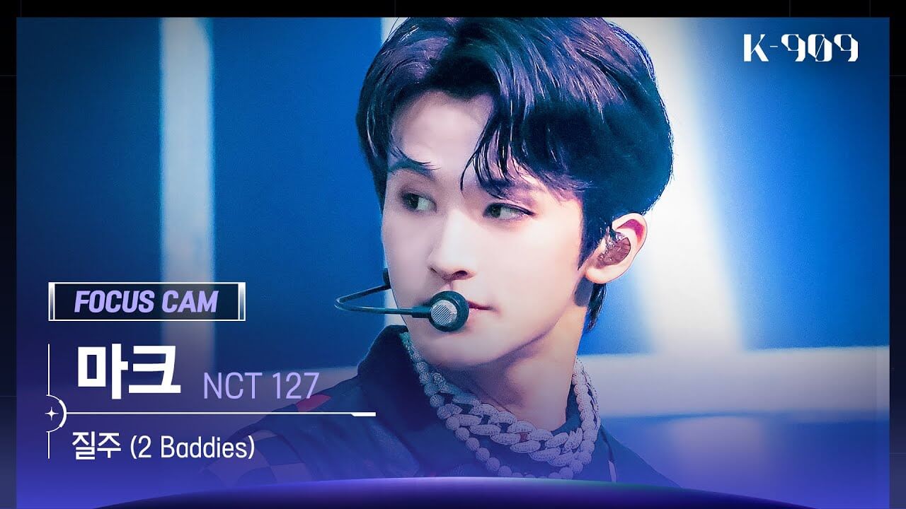 [909 포커스캠 4K] NCT 127 마크 직캠 '질주 (2 Baddies)' (NCT 127 MARK FanCam) | @JTBC K-909 220924