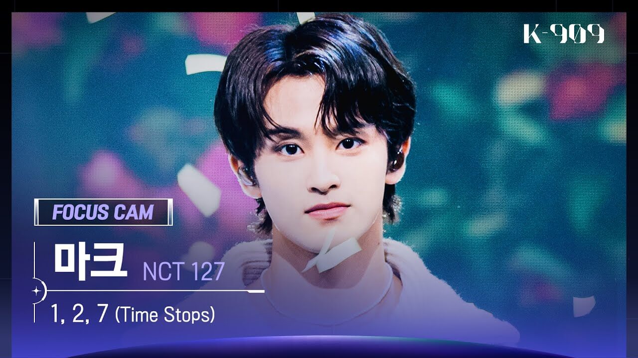 [909 포커스캠 4K] NCT 127 마크 직캠 '1, 2, 7 (Time Stops)' (NCT 127 MARK FanCam) | @JTBC K-909 220924