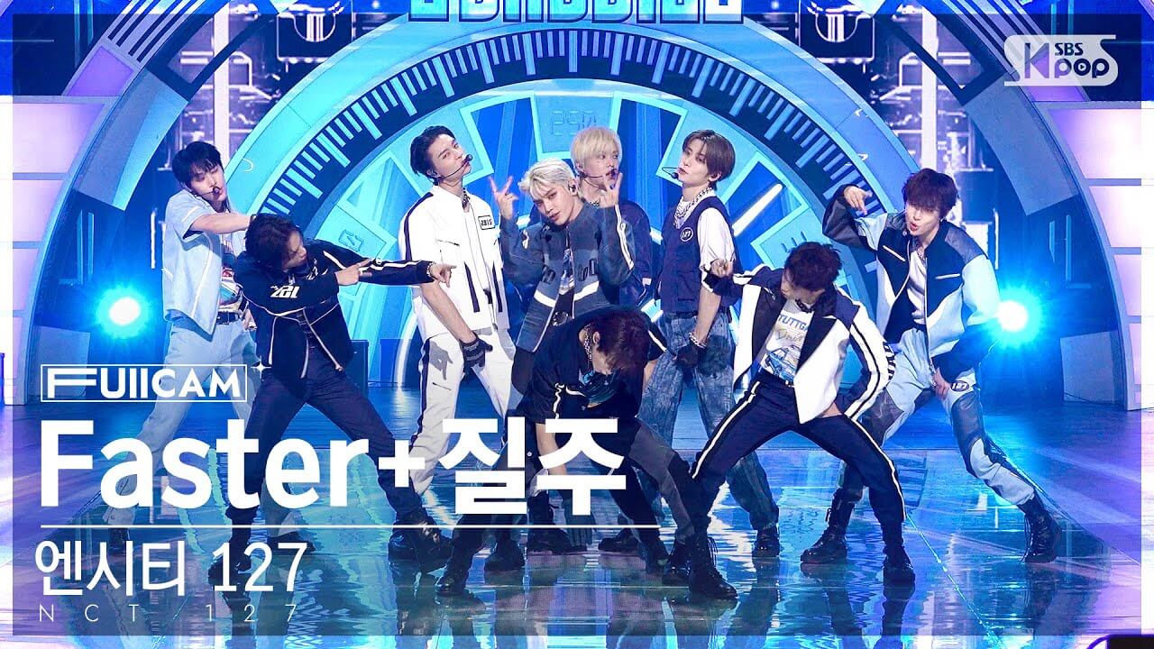 [안방1열 풀캠4K] 엔시티 127 'Faster+질주' (NCT 127 'Faster+2 Baddies' FullCam)│@SBS Inkigayo 221002 - YouTube