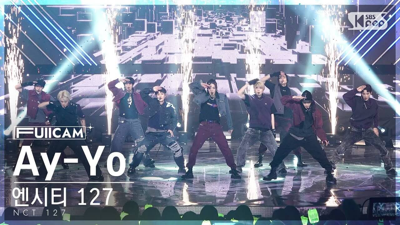 [안방1열 풀캠4K] 엔시티 127 'Ay-Yo' (NCT 127 FullCam)│@SBS Inkigayo 230212 - YouTube