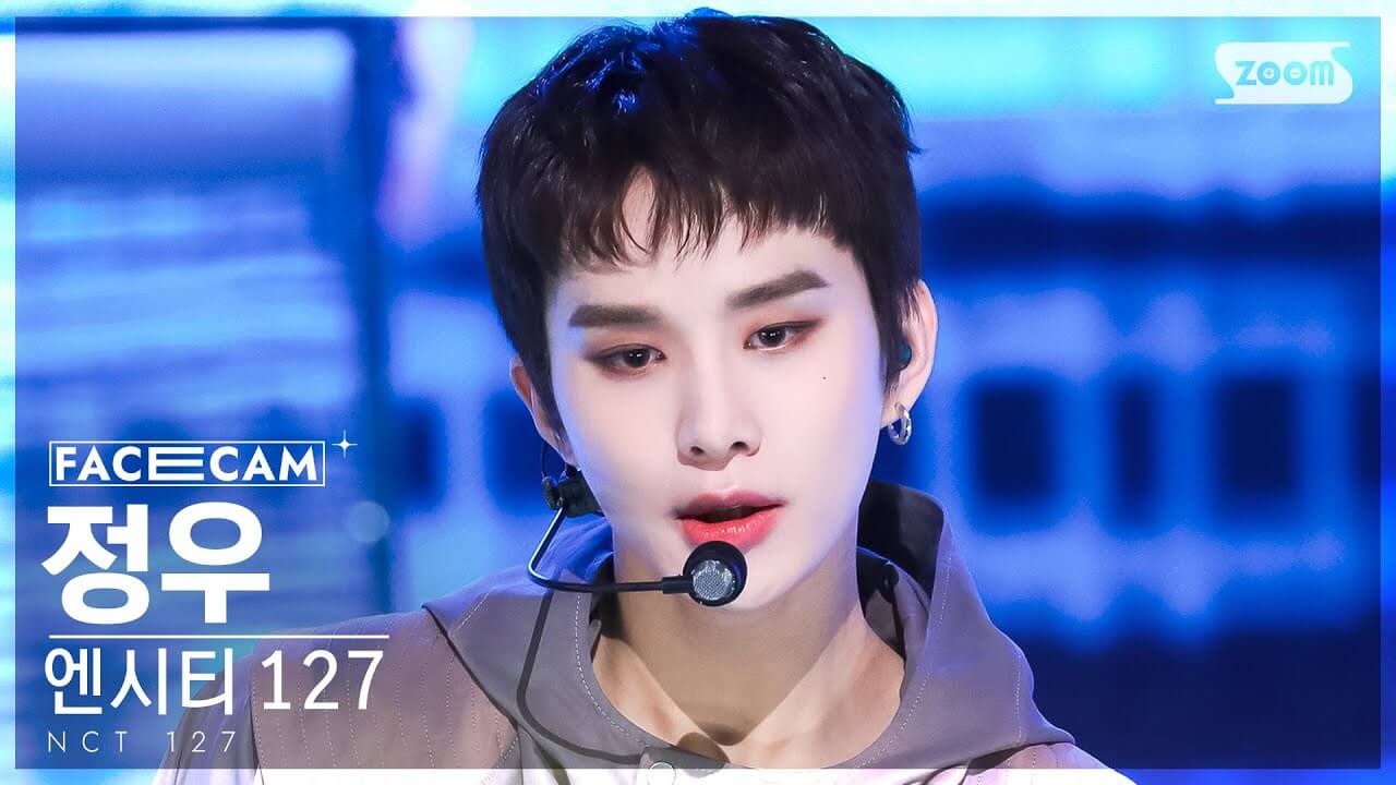 [페이스캠4K] 엔시티 127 정우 'Ay-Yo' (NCT 127 JUNGWOO FaceCam) @SBS Inkigayo 230205