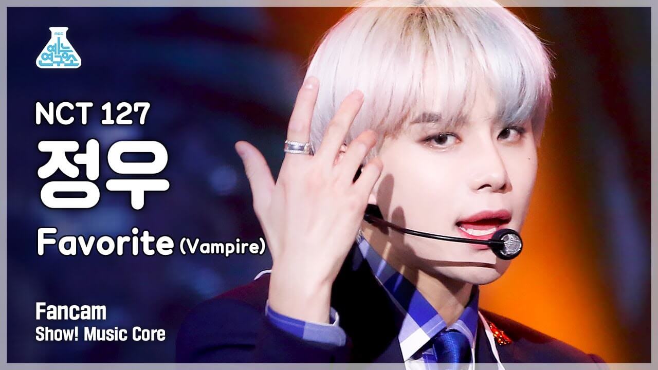 [예능연구소 4K] NCT 127 정우 직캠 'Favorite (Vampire)' (NCT 127 JUNGWOO FanCam) @Show!MusicCore 211106