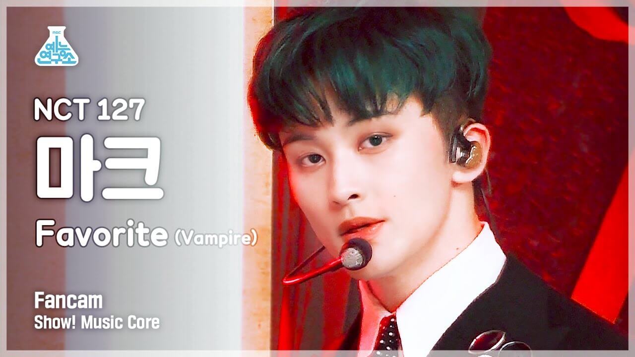 [예능연구소 4K] 엔시티 127 마크 직캠 'Favorite (Vampire)' (NCT 127 MARK FanCam) @Show!MusicCore 211030 - YouTube