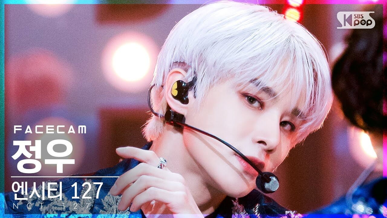 [페이스캠4K] 엔시티127 정우 'Prologue+Favorite(Vampire)' (NCT 127 JUNGWOO FaceCam)│@SBS Inkigayo_2021.10.31.