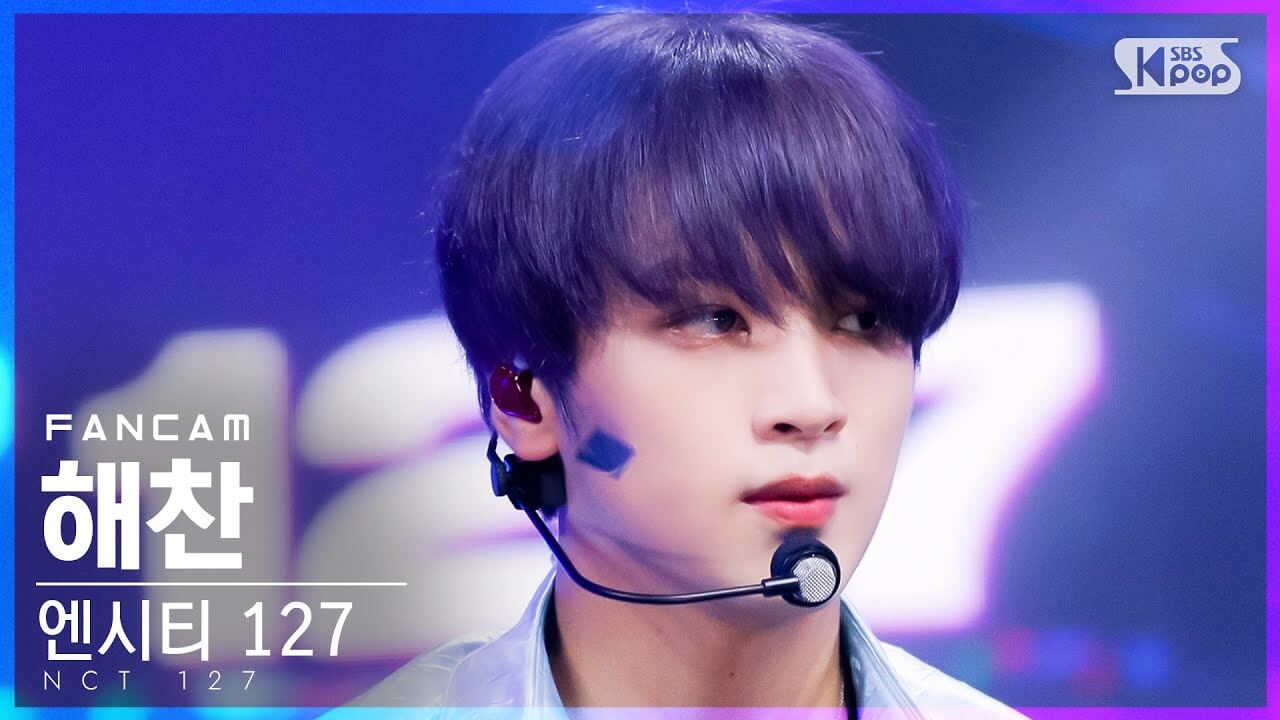 [안방1열 직캠4K] 엔시티 127 해찬 'Sticker' (NCT 127 HAECHAN FanCam)│@SBS Inkigayo_2021.10.03. - YouTube