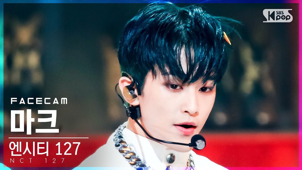 [페이스캠4K] 엔시티 127 마크 'Sticker' (NCT 127 MARK FaceCam)│@SBS Inkigayo_2021.09.19. - YouTube