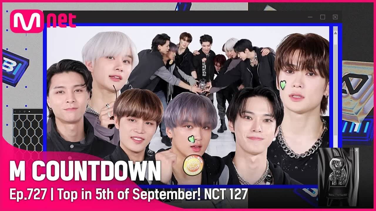 [EN/JP] 9월 마지막 주 1위 'NCT 127'의 'Sticker' 앵콜 무대! (Full ver.) #엠카운트다운 EP.727 - YouTube