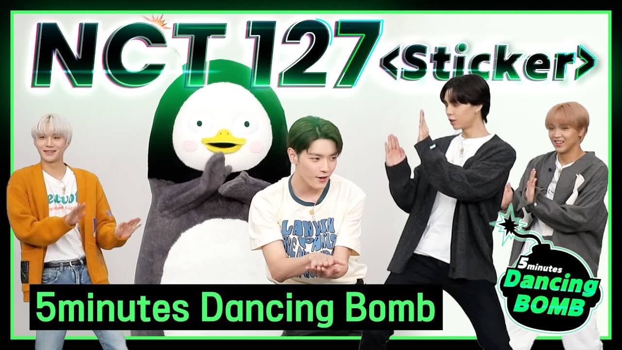 [ENG] 5minutes Dancing Bomb💣🐧 with NCT 127 'Sticker' - YouTube