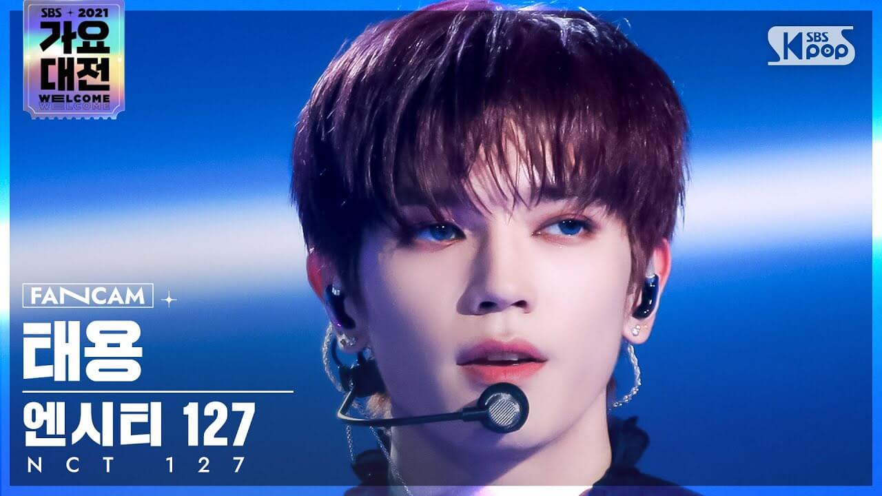 [2021 가요대전 4K] 엔시티 127 태용 'Mash Up+Sticker' (NCT 127 TAEYONG FanCam)│@SBS Gayo Daejeon_2021.12.25. - YouTube