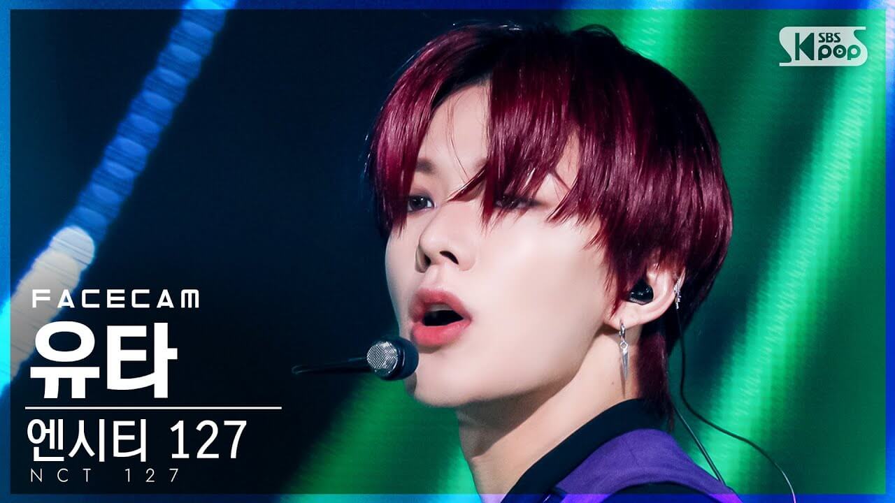 [페이스캠4K] 엔시티 127 유타 'Sticker' (NCT 127 YUTA FaceCam)│@SBS Inkigayo_2021.09.26. - YouTube