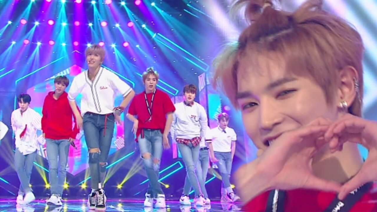 'CUTE' NCT 127 (Neciti 127) - TOUCH (touch) @ Popular song Inkigayo 20180408